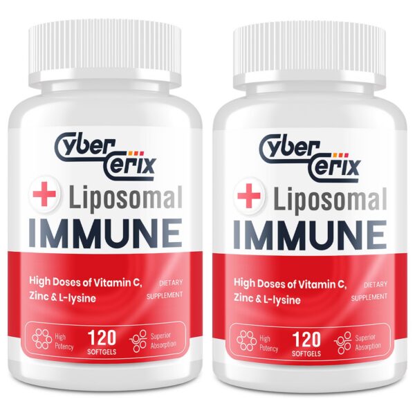 CyberCerix liposomal suplemento para adultos frasco mostrado