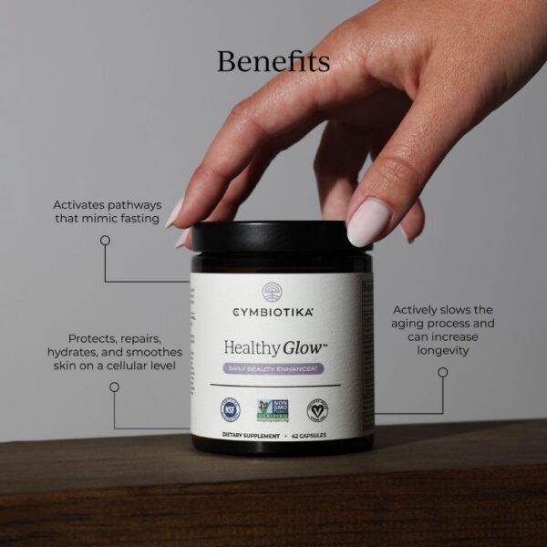 Etiqueta de CYMBIOTIKA Healthy Glow