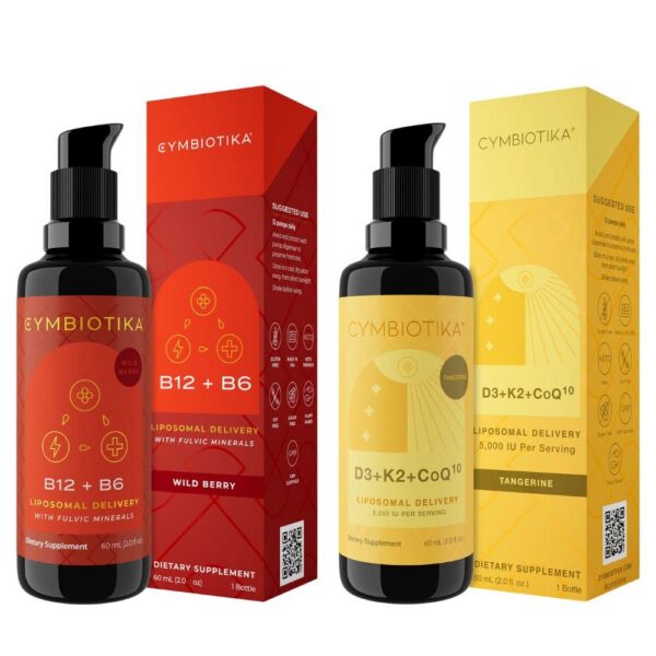 Frasco CYMBIOTIKA Synergy B12 D3 K2 CoQ10