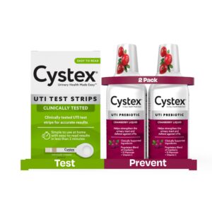 Cystex suplemento prebiótico de arándano para salud urinaria 7.6 oz