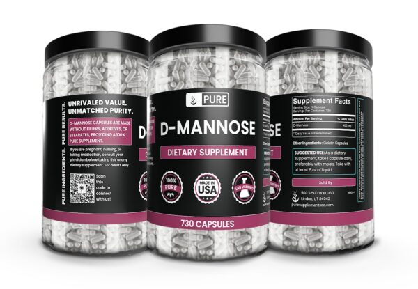 Version 1.0.0 Empaque de D-Mannose PURE ORIGINAL INGREDIENTS