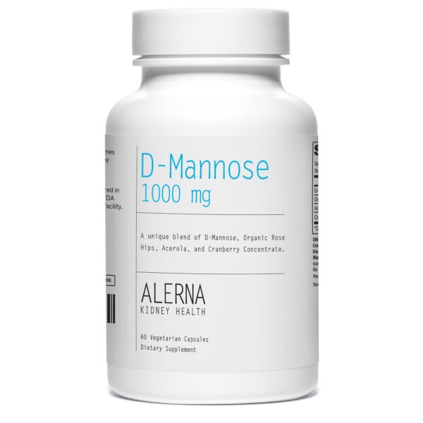 Version 1.0.0 D-Manosa 1000 mg suplemento salud urinaria cápsulas vegetarianas
