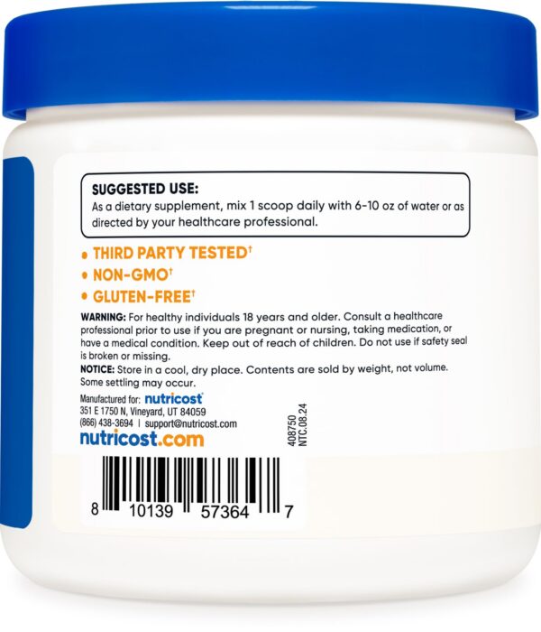 D-Ribosa pura en polvo Nutricost