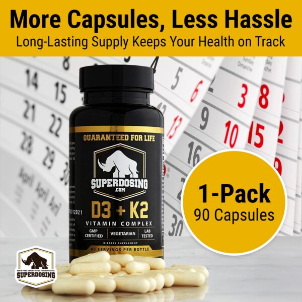 Version 1.0.0 Frasco de D3K2 90 cápsulas