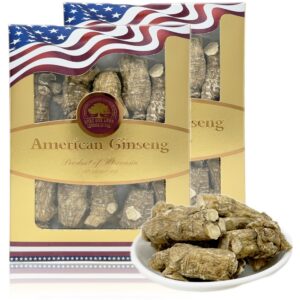 DABC OAK LAND Ginseng Americano cultivado en Wisconsin raíz principal