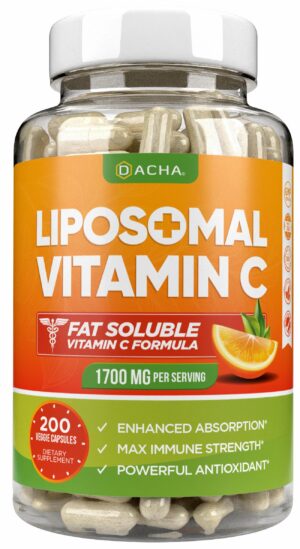 Version 1.0.0 Dacha vitamina c liposomal 1700mg 200 cápsulas fórmula natural