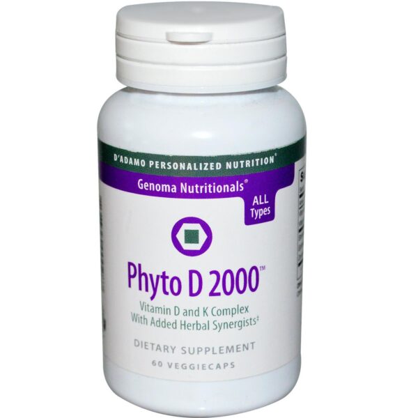 D'Adamo Phyto D 2000 etiqueta cápsulas