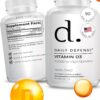 Daily Defense vitamina d3 10000 iu frasco con 90 cápsulas blandas