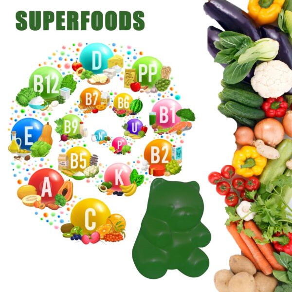 Version 1.0.0 Daily Gummies gomitas verdes naturales y orgánicas