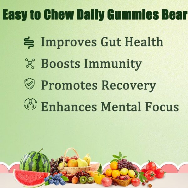 Daily Gummies ingredientes saludables y nutrientes