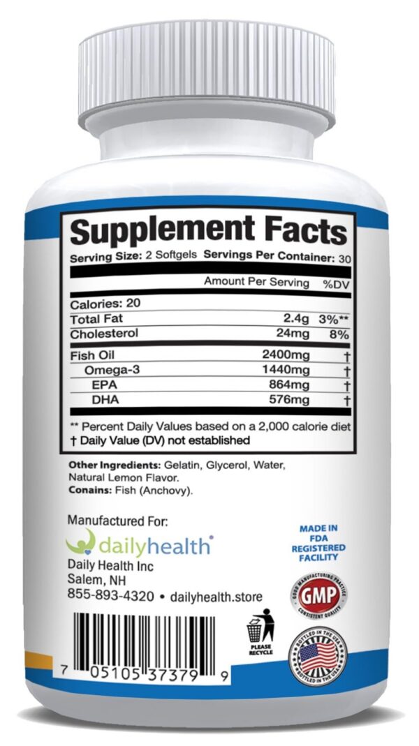 Version 1.0.0 Omega 8060 cápsulas de aceite de pescado