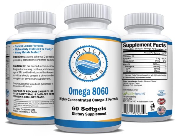 Packaging Daily Health Omega 8060