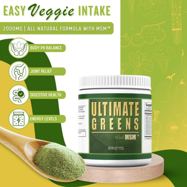 Etiqueta Daily Health Ultimate Greens