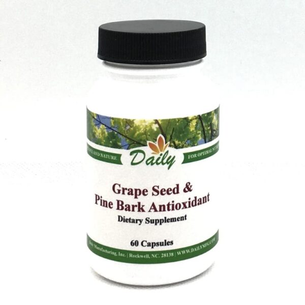 Daily Manufacturing extracto de semilla de uva y corteza de pino 60 cápsulas