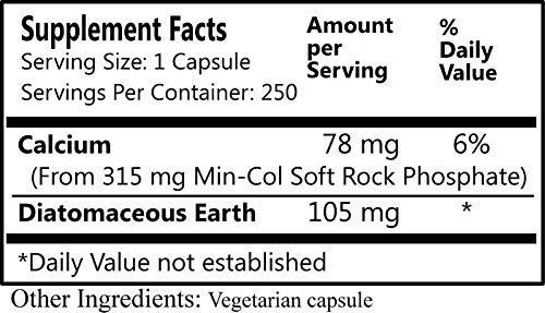 Etiqueta K-Min fosfato de roca blanda