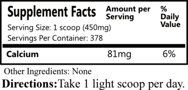 Version 1.0.0 Polvo fosfato de roca suave en tarro