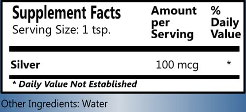 Daily Manufacturing plata coloidal etiqueta