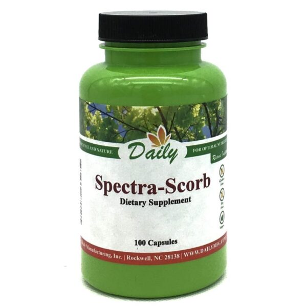 Daily Manufacturing Spectra-Scorb cápsulas vitamina C mineral 100