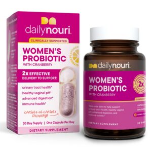 Daily Nouri probiótico femenino salud vaginal y urinaria frasco