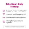 Daily Nouri probiótico para salud inmune digestiva vaginal