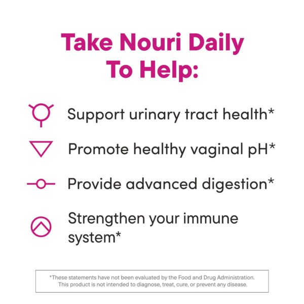 Daily Nouri probiótico para salud inmune digestiva vaginal