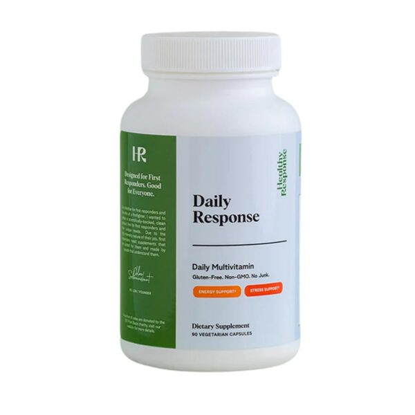 Daily Response multivitamínico envase blanco-verde