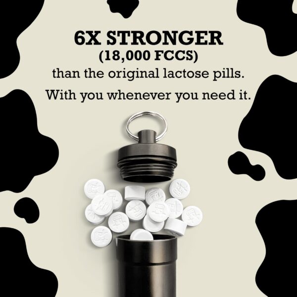 Pastilla lactasa en primer plano