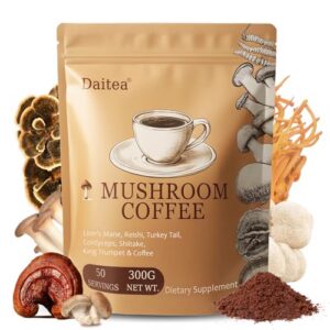 Version 1.0.0 Paquete de café instantáneo de hongos adaptógenos Daitea
