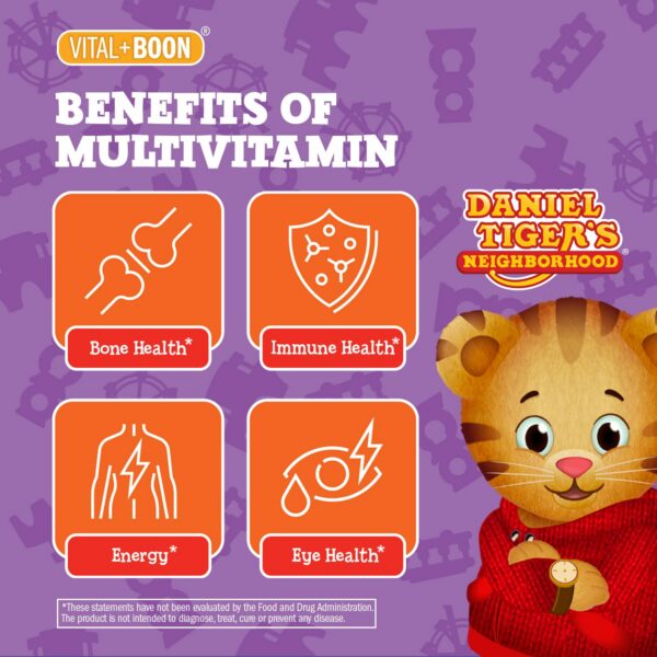 Version 1.0.0 Etiqueta de Daniel Tiger gomitas para niños
