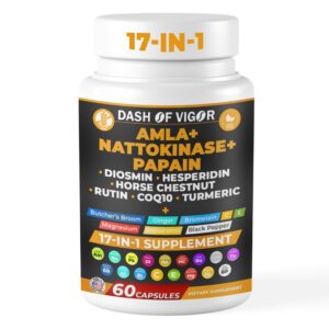 Version 1.0.0 Dash of Vigor botella 60 cápsulas frontal