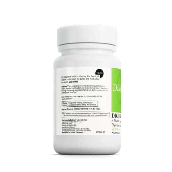 Lactasa y bromelina en Digenzyme detalle