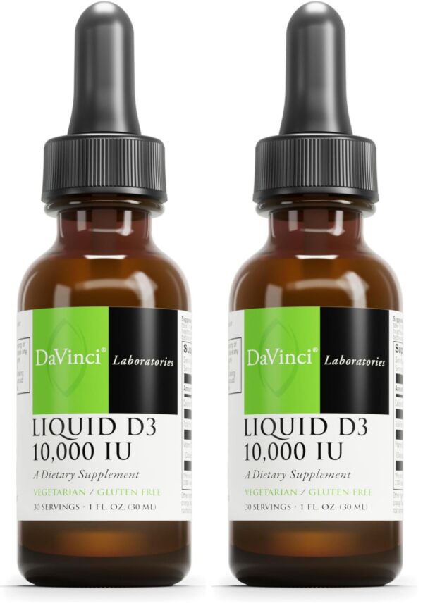 Imagen frontal de DAVINCI Labs Liquid D3 10,000 UI
