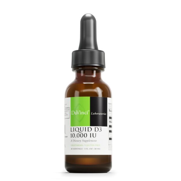 Version 1.0.0 DAVINCI Labs vitamina d3 líquida 10000 ui botella con gotero