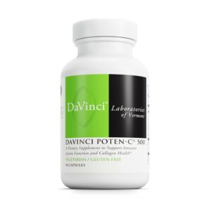 DAVINCI Poten-C 500 suplemento vitamina c botella frontal