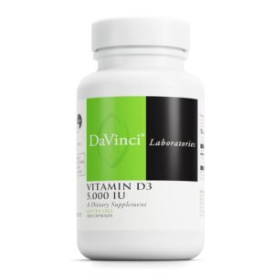 DAVINCI vitamina d3 5000 ui suplemento frasco principal