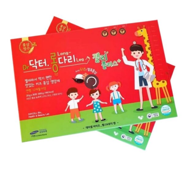Version 1.0.0 Daycell Dr Long Leg gelatina ginseng coreano fermentado paquete