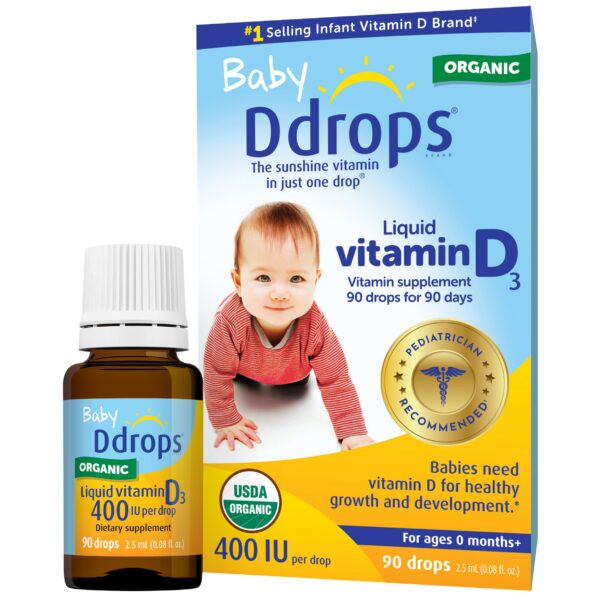Ddrops Baby vitamina D 400 UI 90 gotas para bebés