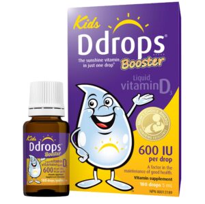 Ddrops Booster 600 UI frasco y etiqueta