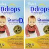 Ddrops gotas vitamina D3 para bebés 400 UI paquete de 4