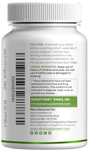 Etiqueta con 4 en 1 y griffonia