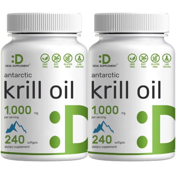 Botella de DEAL SUPPLEMENT krill oil