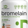Bromelina 2000 mg etiqueta frontal