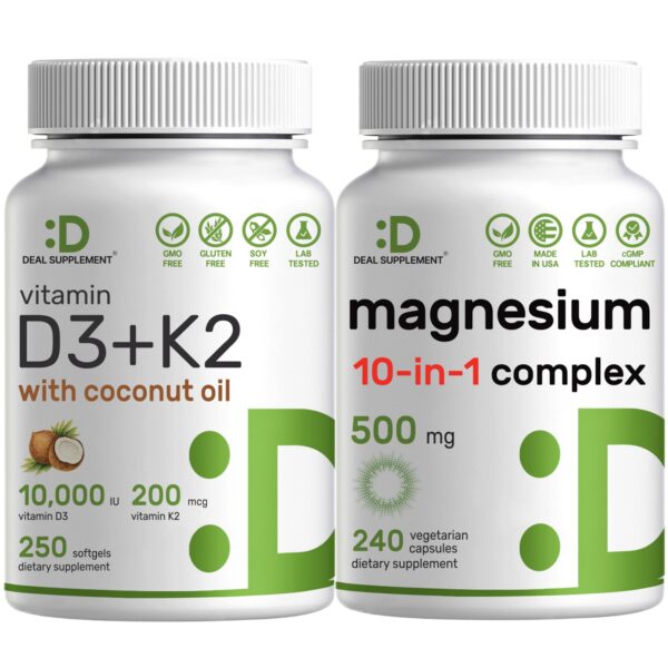 Version 1.0.0 Frasco DEAL SUPPLEMENT D3 K2 Magnesio front