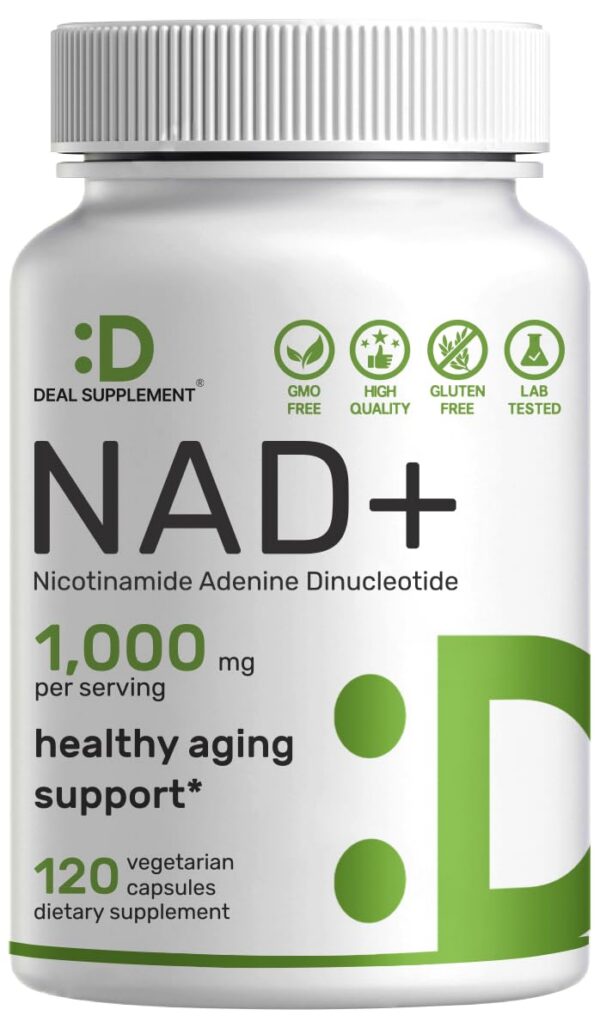 Suplemento NAD+ DEAL SUPPLEMENT en envase