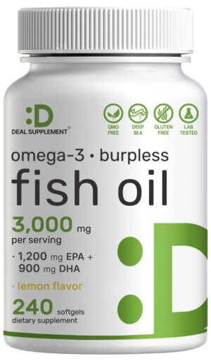 Frente del envase DEAL SUPPLEMENT omega-3
