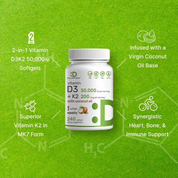 DEAL SUPPLEMENT Softgels con aceite de coco virgen