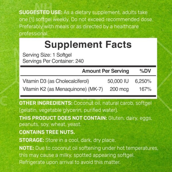 Version 1.0.0 Etiqueta DEAL SUPPLEMENT Vitamina D3 y K2 MK7 lateral