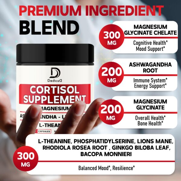 Cápsulas de DedicaD 9in1 Cortisol