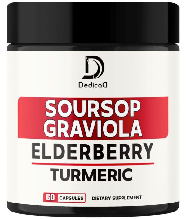 Version 1.0.0 DEDICAD cápsulas graviola 11 en 1 suplemento herbal orgánico