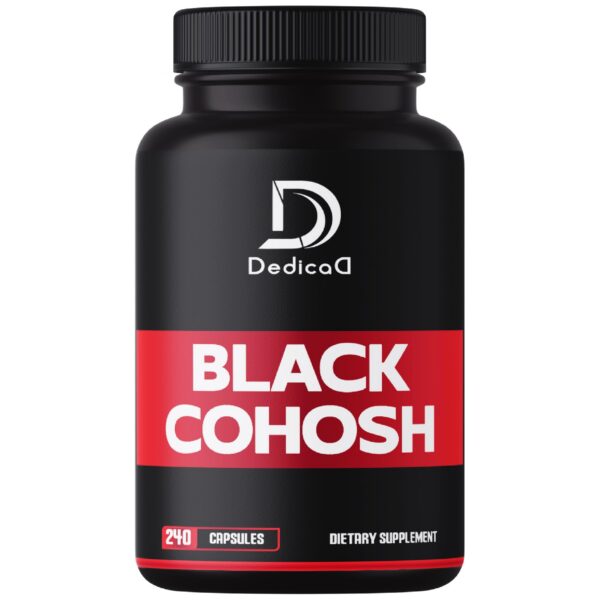 Version 1.0.0 DEDICAD Cohosh Negro suplemento menopausia 240 cápsulas